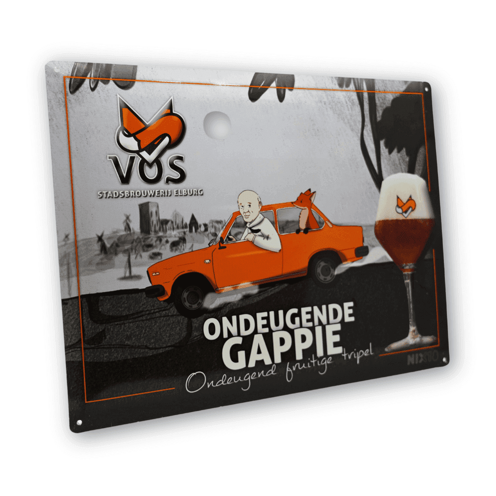 Muurbord – Ondeugende Gappie (30x40 cm)