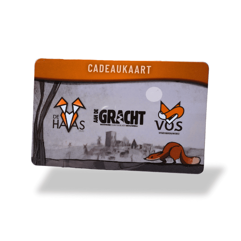 Cadeaukaart Stadsbrouwerij Vos