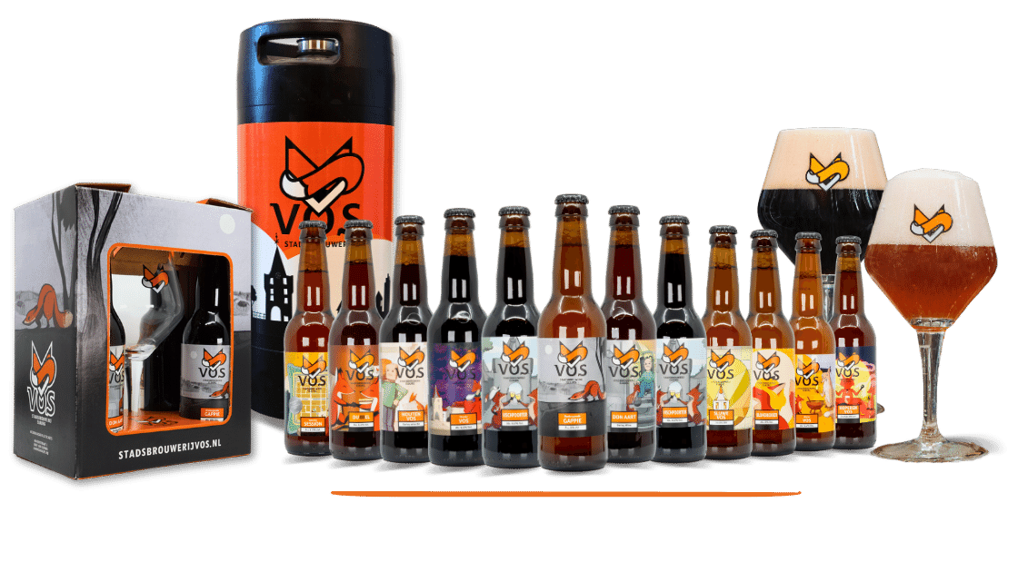 Assortiment Stadsbrouwerij Vos (2) Assortiment Stadsbrouwerij Vos
