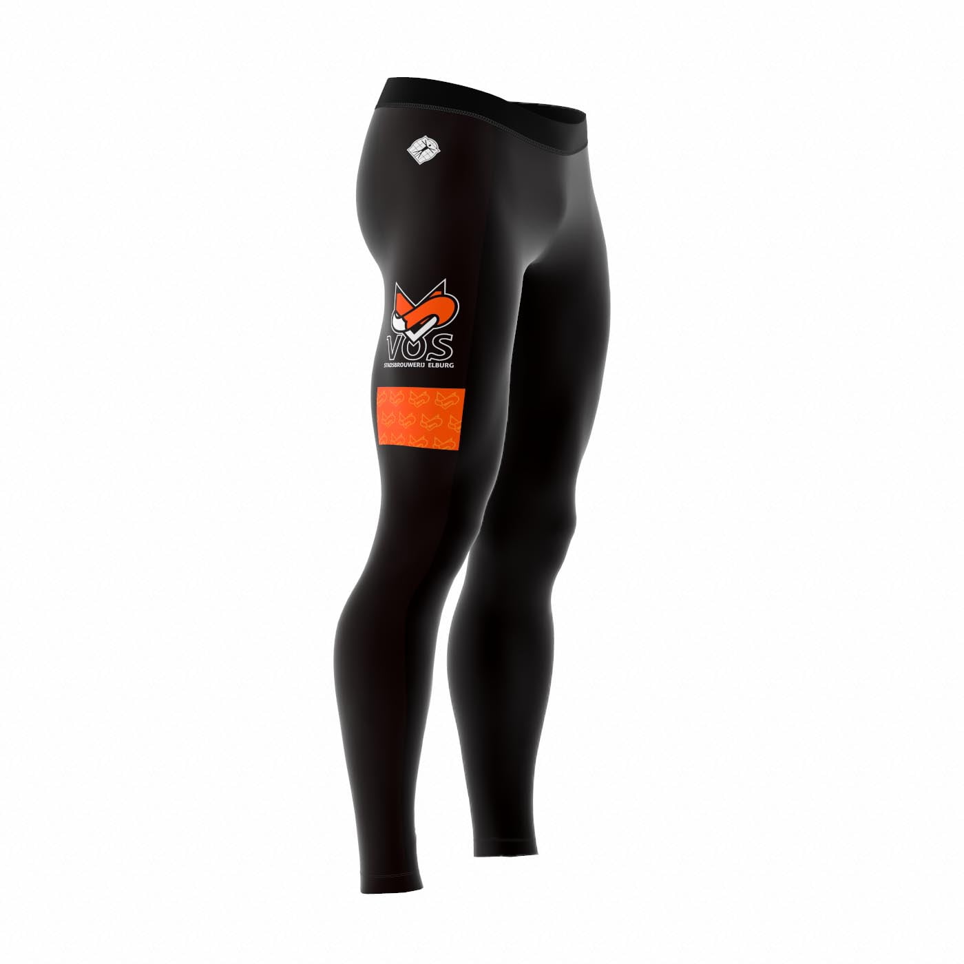 Vos hardloop lange broek - Athletics lycra tight - Afbeelding 3