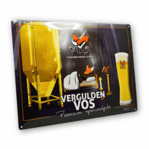 Muurplaat Vergulden Vos