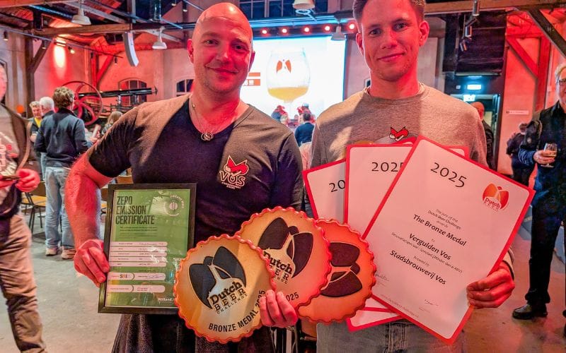 Stadsbrouwerij Vos – 3x brons Dutch Beer Challenge 2025 Stadsbrouwerij Vos - 3x brons Dutch Beer Challenge 2025