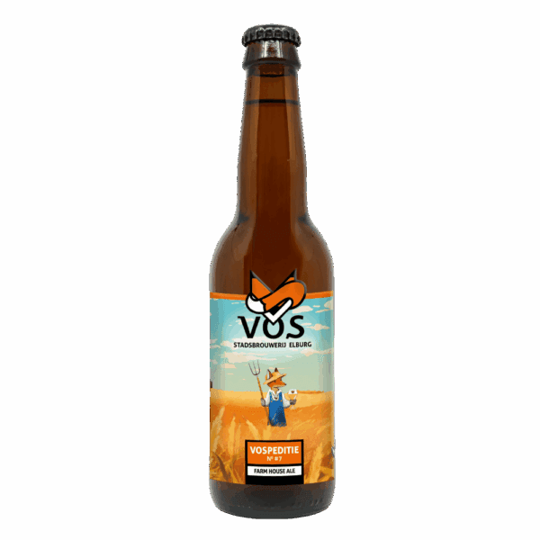 Flesje Vospeditie 7 - Farmhouse Saison - Stadsbrouwerij Vos